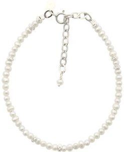 BeChristensen Lauren Pearl Bracelet - Silver