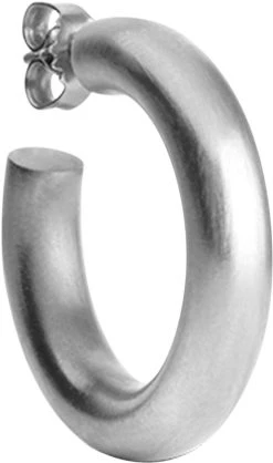 Jane Kønig Chunky Hoop, Sterling Silver