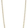 Jane Kønig Anchor Chain, Gold Plated Sterling Silver - 42 CM -Enamel Copenhagen Salg 5715180025471 1