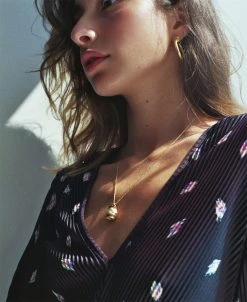 Jane Kønig Anchor Chain, Gold Plated Sterling Silver - 42 CM -Enamel Copenhagen Salg 5715180025471 4