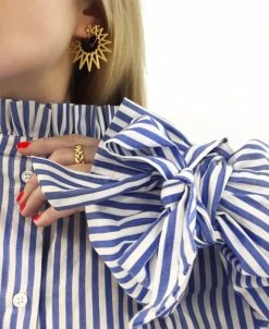 Jane Kønig Sun Earring, Gold-plated Silver 11 Jane Kønig Sun Earring, Gold-plated Silver -Enamel Copenhagen Salg 5715180038808 5