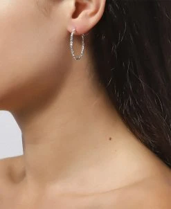 Jane Kønig Small Bead Creole, Sterling Silver -Enamel Copenhagen Salg 5715180046186 2