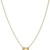 Jane Kønig Reflection Heart Necklace, Gold-plated Sterling Silver -Enamel Copenhagen Salg 5715180051067 1