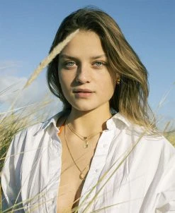 Jane Kønig Reflection Heart Necklace, Gold-plated Sterling Silver -Enamel Copenhagen Salg 5715180051067 4