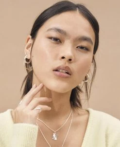 Jane Kønig Rhombus Earring, Sterling Silver 9 Jane Kønig Rhombus Earring, Sterling Silver -Enamel Copenhagen Salg 5715180051685 4