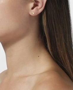 Jane Kønig Reflection Drop Stud, Gold-plated Sterling Silver -Enamel Copenhagen Salg 5715180051777 3