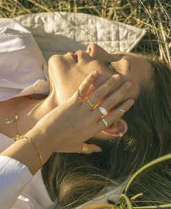 Jane Kønig Reflection Signet Ring, Sterling Silver-46 14 Jane Kønig Reflection Signet Ring, Sterling Silver-46 -Enamel Copenhagen Salg 5715180051951 6