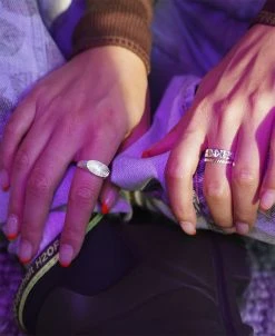 Jane Kønig Reflection Signet Ring, Sterling Silver-46 15 Jane Kønig Reflection Signet Ring, Sterling Silver-46 -Enamel Copenhagen Salg 5715180051951 7