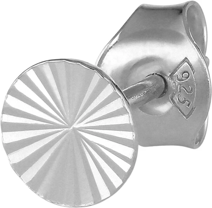 Jane Kønig Reflection Round Stud, Sterling Silver 3 Jane Kønig Reflection Round Stud, Sterling Silver