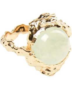 Maanesten Goddess Ring Prehnite