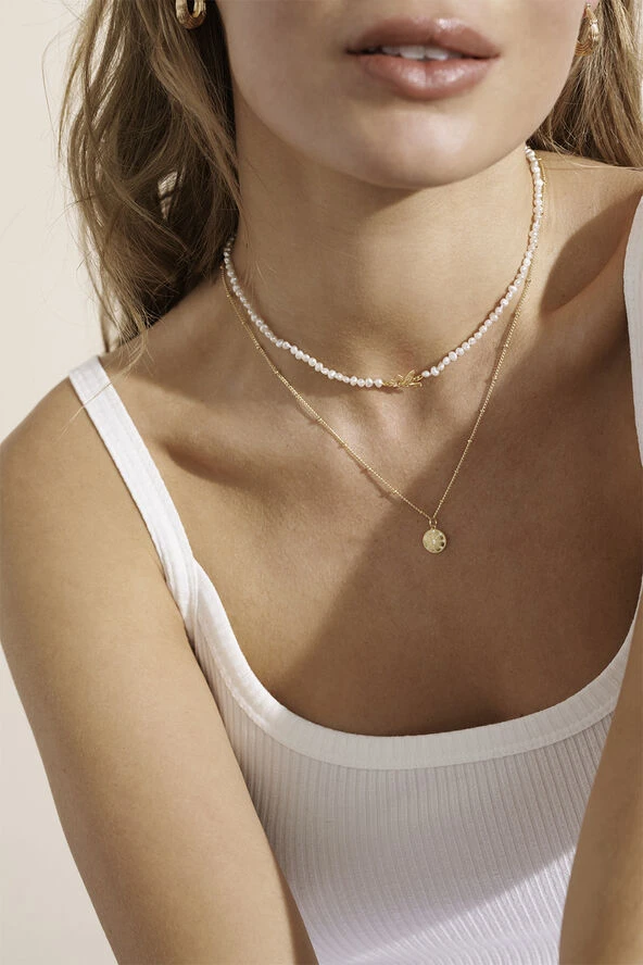 With Love Darling Global Goal # 16 Peace Beaded Necklace 4 With Love Darling Global Goal # 16 Peace Beaded Necklace - Billede 2