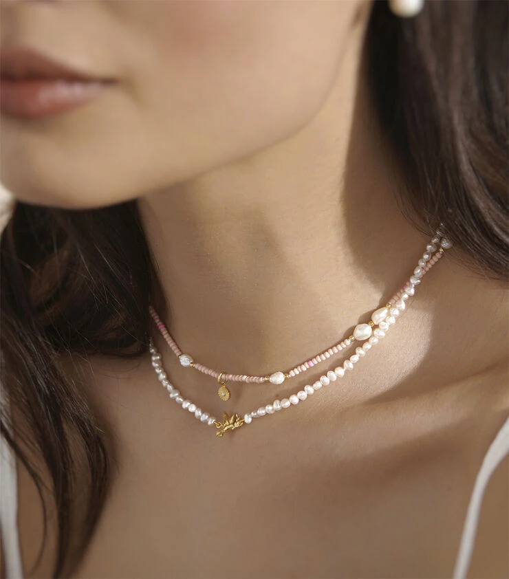 With Love Darling Global Goal # 16 Peace Beaded Necklace 5 With Love Darling Global Goal # 16 Peace Beaded Necklace - Billede 3