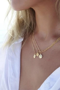 With Love Darling Earth Necklace VERMEIL (925 Sterling Silver Gold Plated 2.5 Micron) -Enamel Copenhagen Salg 704078277172 1