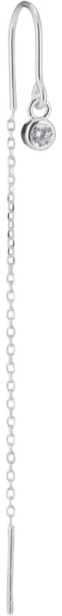 The Earring Shop Crystal Hook Threader -Silver