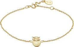 With Love Darling Wisdom Bracelet VERMEIL (925 Sterling Silver Gold Plated 2.5 Micron)