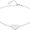 With Love Darling Equality Heart Bracelet Sterling Silver -Enamel Copenhagen Salg DELS088B S