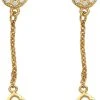 With Love Darling GG #6 & #13: Earstud With Chain -Enamel Copenhagen Salg DELS174D