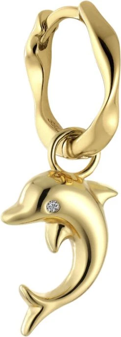 The Earring Shop Dauphine Huggie