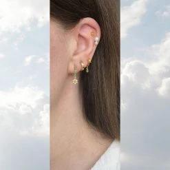 The Earring Shop Primrose Stud -Enamel Copenhagen Salg Ear20Styling208