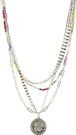 Pieces PCVAMUAS COMBI NECKLACE SWW