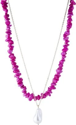 Pieces PCSIKITA COMBI NECKLACE -Enamel Copenhagen Salg PIECES SpringSummer 3930659 17126430 2