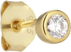 The Earring Shop Petite Stud White