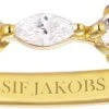 Sif Jakobs Jewellery ADRIA PICCOLO RING -Enamel Copenhagen Salg SJ R12260 PCZ YG 58