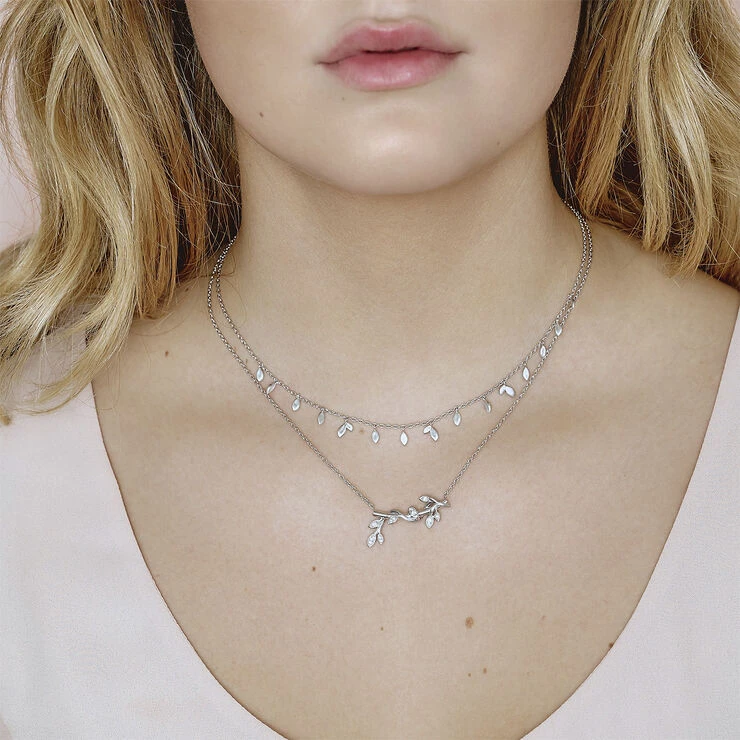 BYBIEHL Jungle Vine Necklace - Silver 4 BYBIEHL Jungle Vine Necklace - Silver - Billede 2