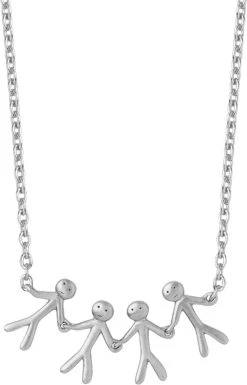 BYBIEHL Together Family 4 Necklace - Silver