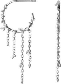 BYBIEHL Jungle Ivy Hoops - Silver