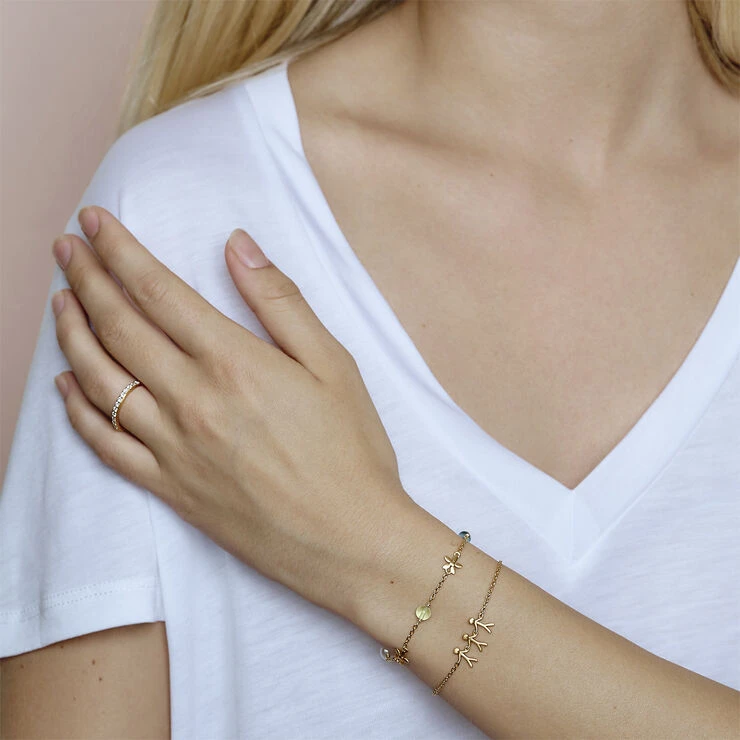 BYBIEHL Together Family 3 Bracelet - GP 4 BYBIEHL Together Family 3 Bracelet - GP - Billede 2