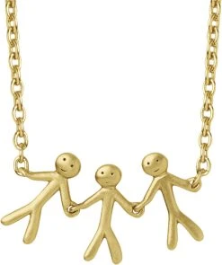 BYBIEHL Together Family 3 Necklace - GP -Enamel Copenhagen Salg uvtldk9oajwfnqyk0tiv